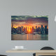 Cloudy Manhattan Sunrise Wall Mural