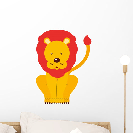 circus lion isolated icon design Wall Decal