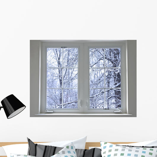 Winter Window Wall Mural