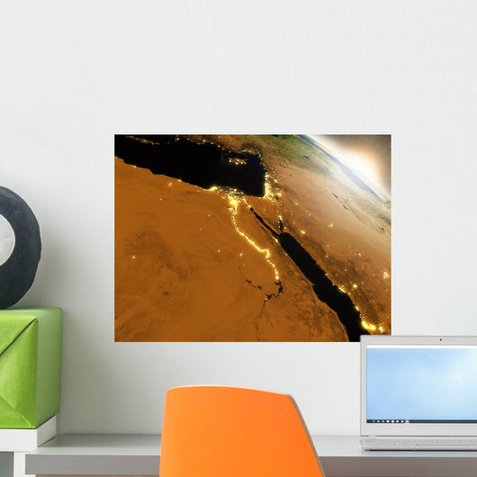 Sunrise over Egypt Wall Decal