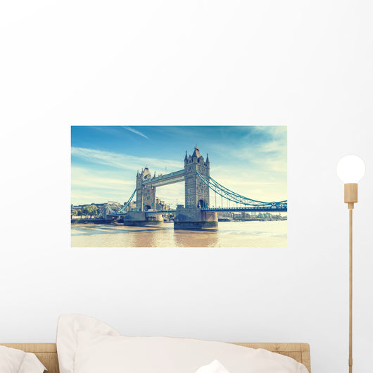 Tower Bridge over the River Thames, London, UK, England Wall Mural