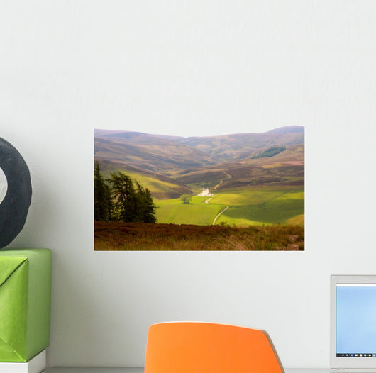 Small castle in the Scottish Highlands Wall Mural