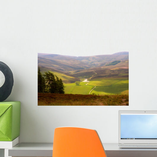 Small castle in the Scottish Highlands Wall Mural