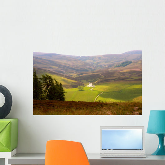Small castle in the Scottish Highlands Wall Mural