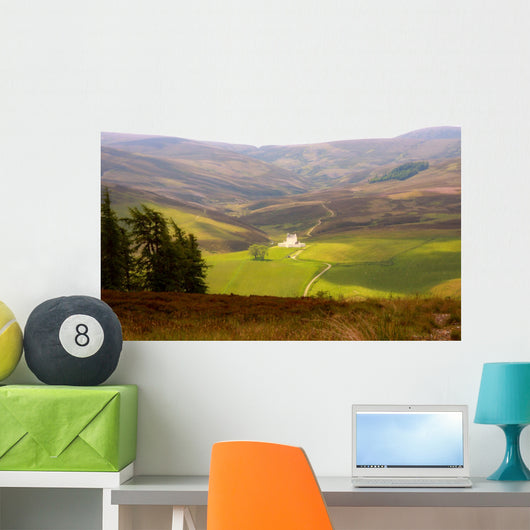 Small castle in the Scottish Highlands Wall Mural
