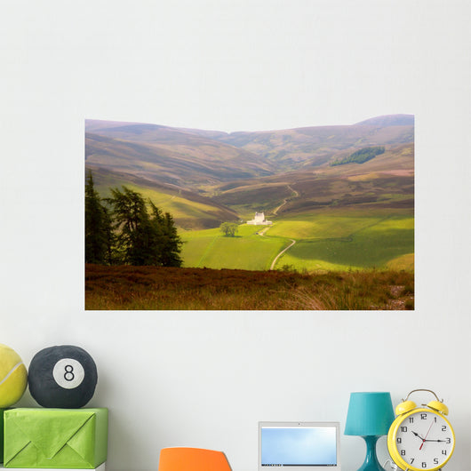 Small castle in the Scottish Highlands Wall Mural