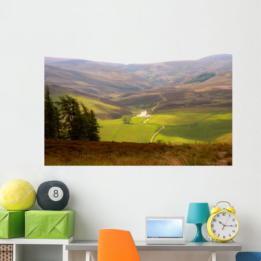 Small castle in the Scottish Highlands Wall Mural