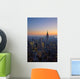 Panorama Manhattan and Sunset Wall Decal