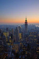 Panorama Manhattan and Sunset Wall Decal