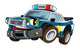 Cartoon Police Car Driving Wall Decal