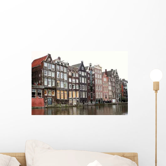 Amsterdam Houses Wall Decal Design 2