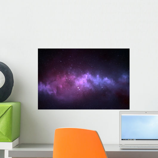 Night sky - Universe filled with stars, nebula and galaxy Wall Mural