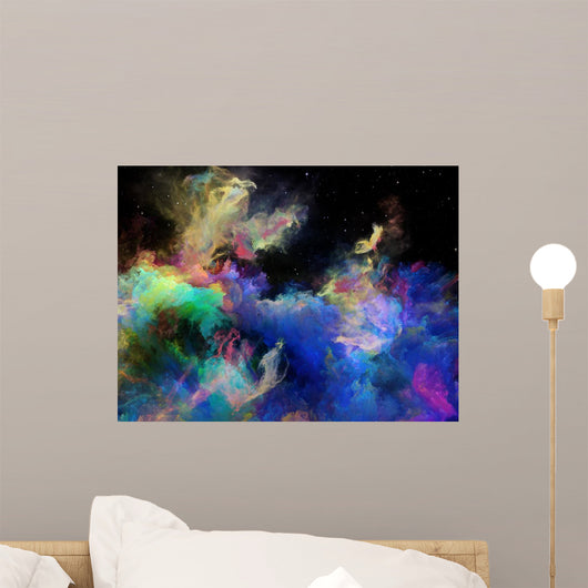 Inner Life of Space Nebula Wall Mural