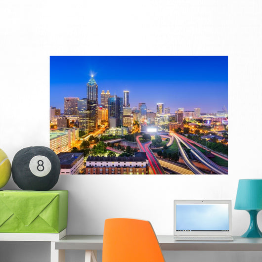 Atlanta Georgia USA Downtown Wall Decal