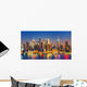 Manhattan Night New York Skyline Wall Decal