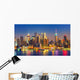 Manhattan Night New York Skyline Wall Decal