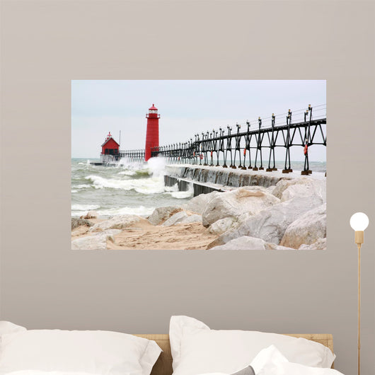 Beach Rocks Wall Mural