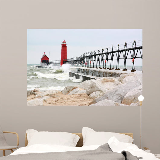 Beach Rocks Wall Mural