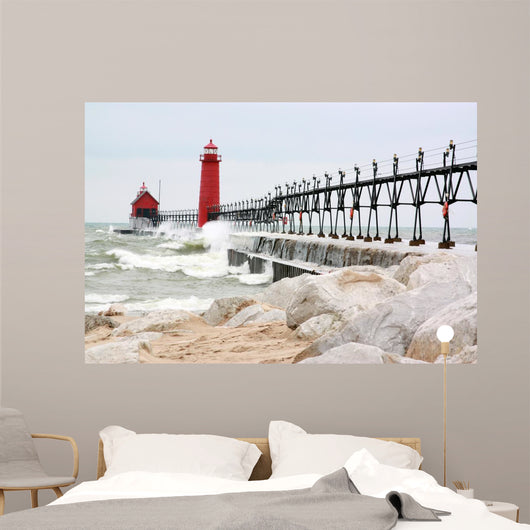 Beach Rocks Wall Mural