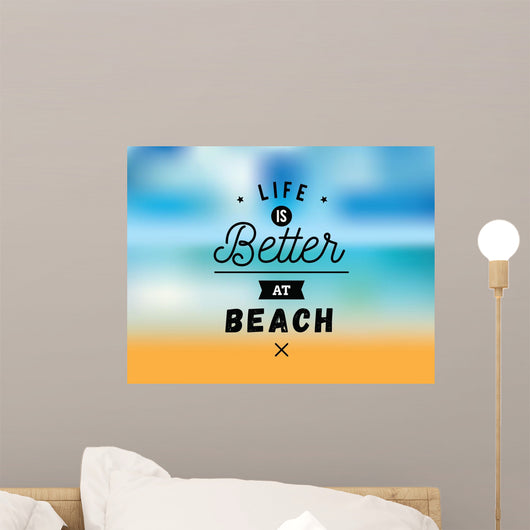 Creative, inspirational quote. Vector graphic design. Wall Mural
