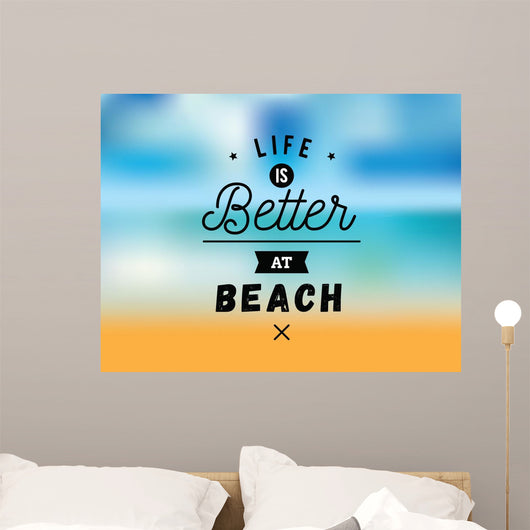 Creative, inspirational quote. Vector graphic design. Wall Mural