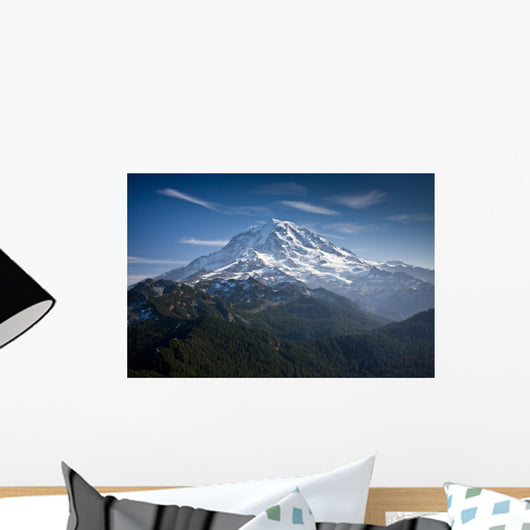 View of Mt Rainier Wall Mural