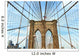 Brooklyn bridge pillar, New York City Wall Mural