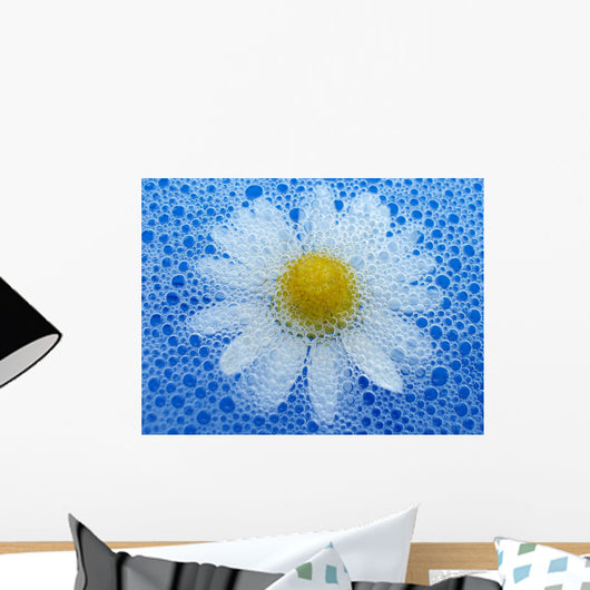 flower in foam Wall Mural