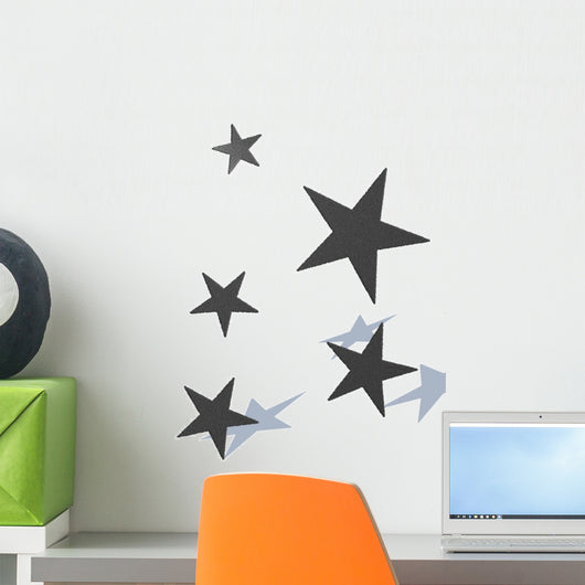 Sterne Kubisch Wall Decal