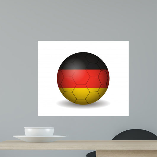 Germany Soccer Ball Wall Decal