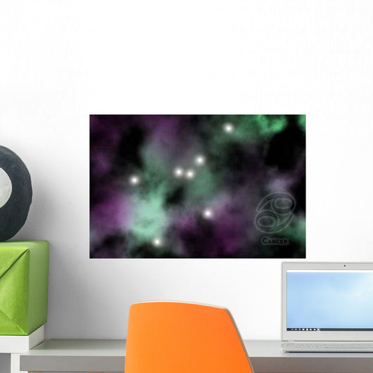 Zodiac Constellation Cancer Wall Decal Design 2