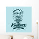 Biblical illustration. Christian lettering. Fruit of the spirit - kindness. Galatians 5:22 Wall Mural