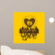 Biblical illustration. Christian lettering. Fruit of the spirit - love. Galatians 5:22 Wall Mural