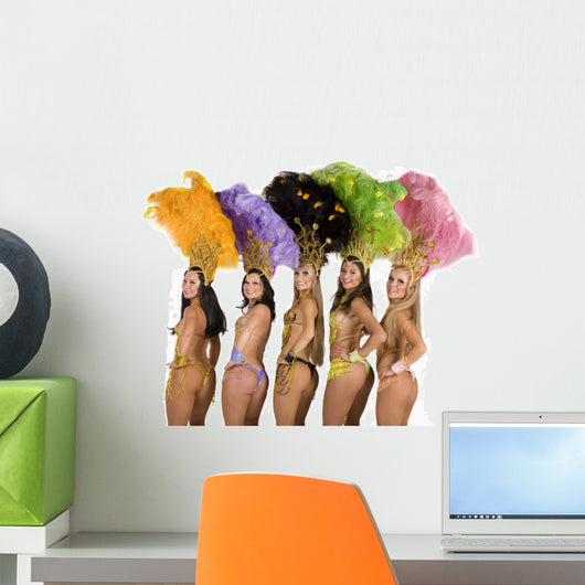 Carnival Dancers Wall Decal