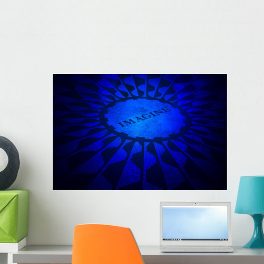 John Lennon memorial Wall Mural