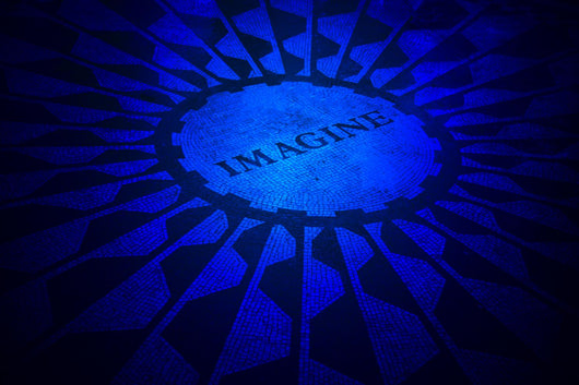 John Lennon memorial Wall Mural