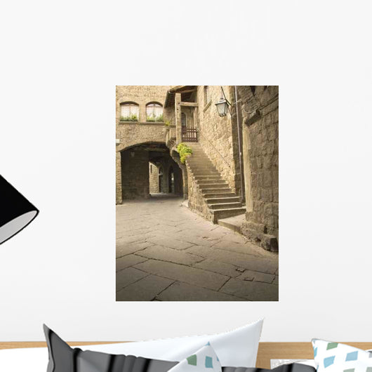Medieval Village Viterbo Wall Decal
