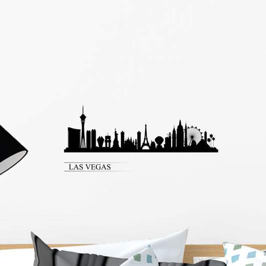 Las Vegas City Skyline Wall Decal