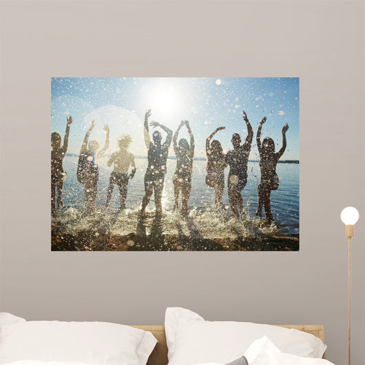 Carefree dance Wall Mural