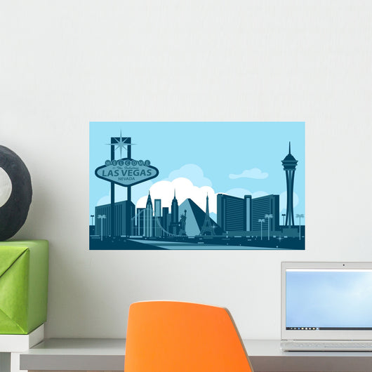 Las Vegas Skyline Wall Mural
