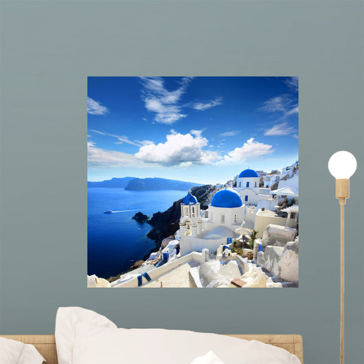 Grèce - Santorin / Santorini (Oia village) Wall Mural