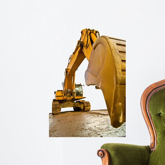 Earth Mover at a Construction Site Wall Decal