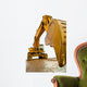 Earth Mover at a Construction Site Wall Decal