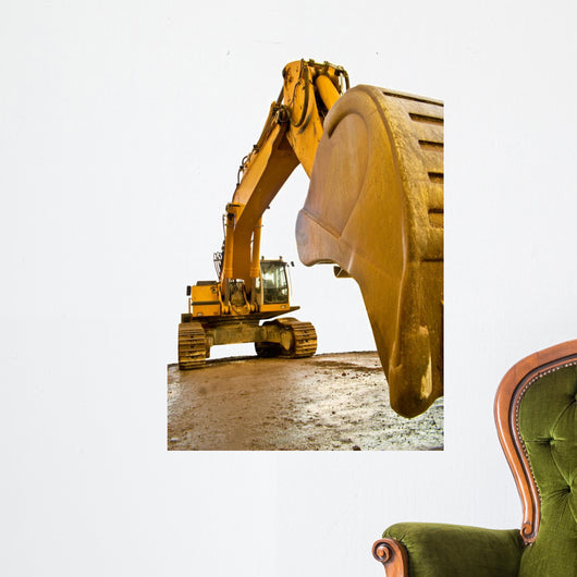 Earth Mover at a Construction Site Wall Decal