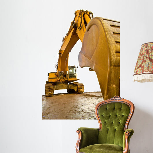Earth Mover at a Construction Site Wall Decal