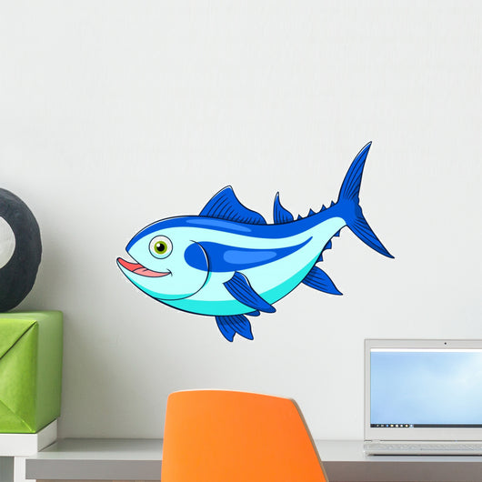 Cartoon tuna Wall Decal