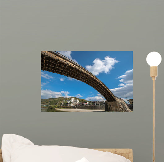 Kintai Bridge in Iwakuni, Hiroshima, Jpapan. Wall Mural