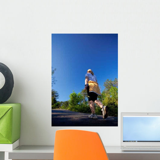 Girl Walking Wall Decal