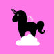 Unicorn Illustration Template Wall Decal