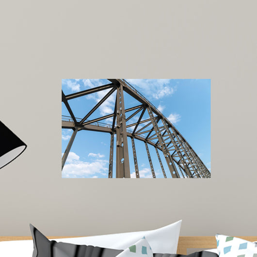 steel bridge arches Wall Mural